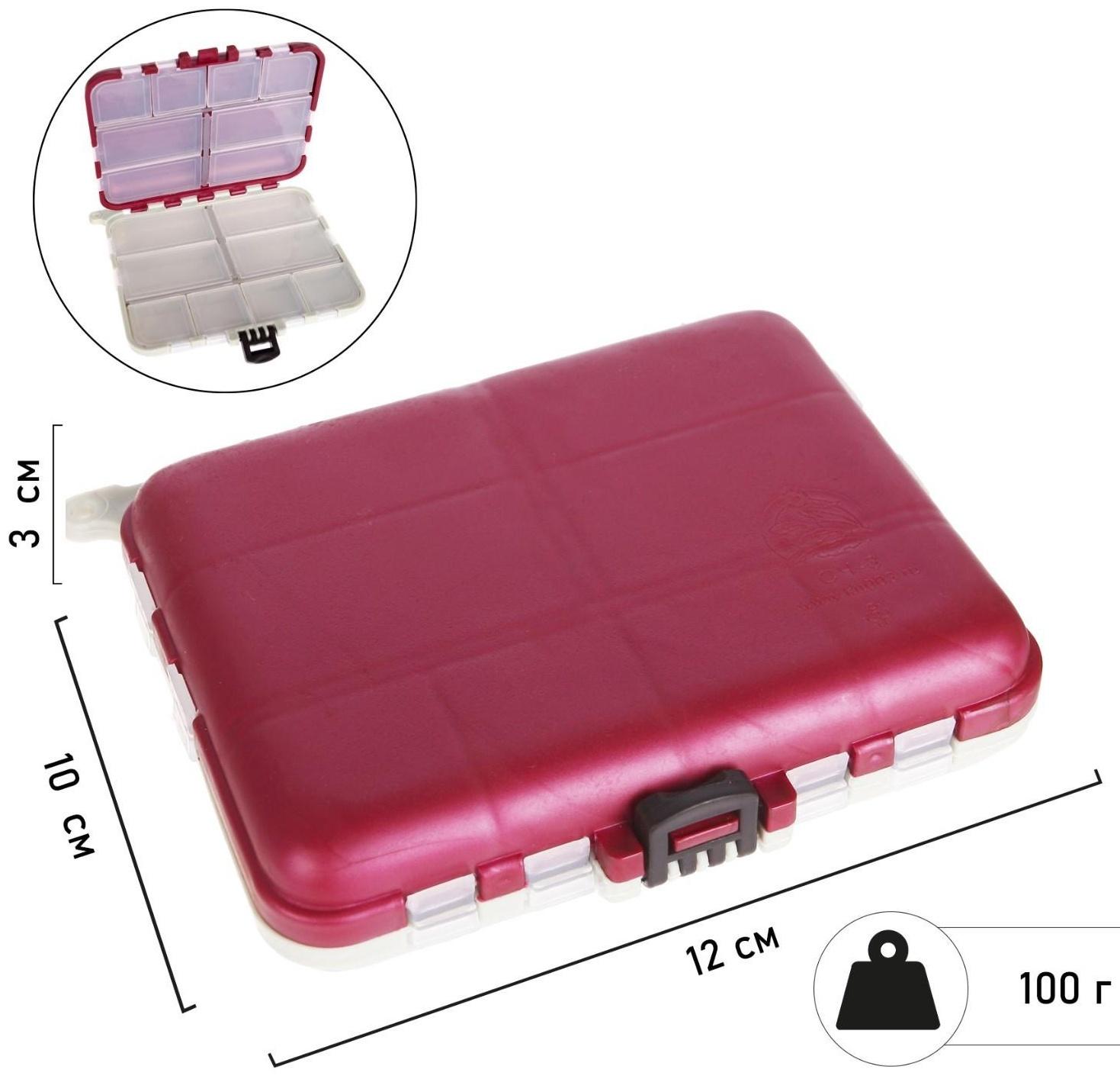 Коробочка для мелочей СЧ-3, 16 отделений, размер 12 х 10 см, цвета микс