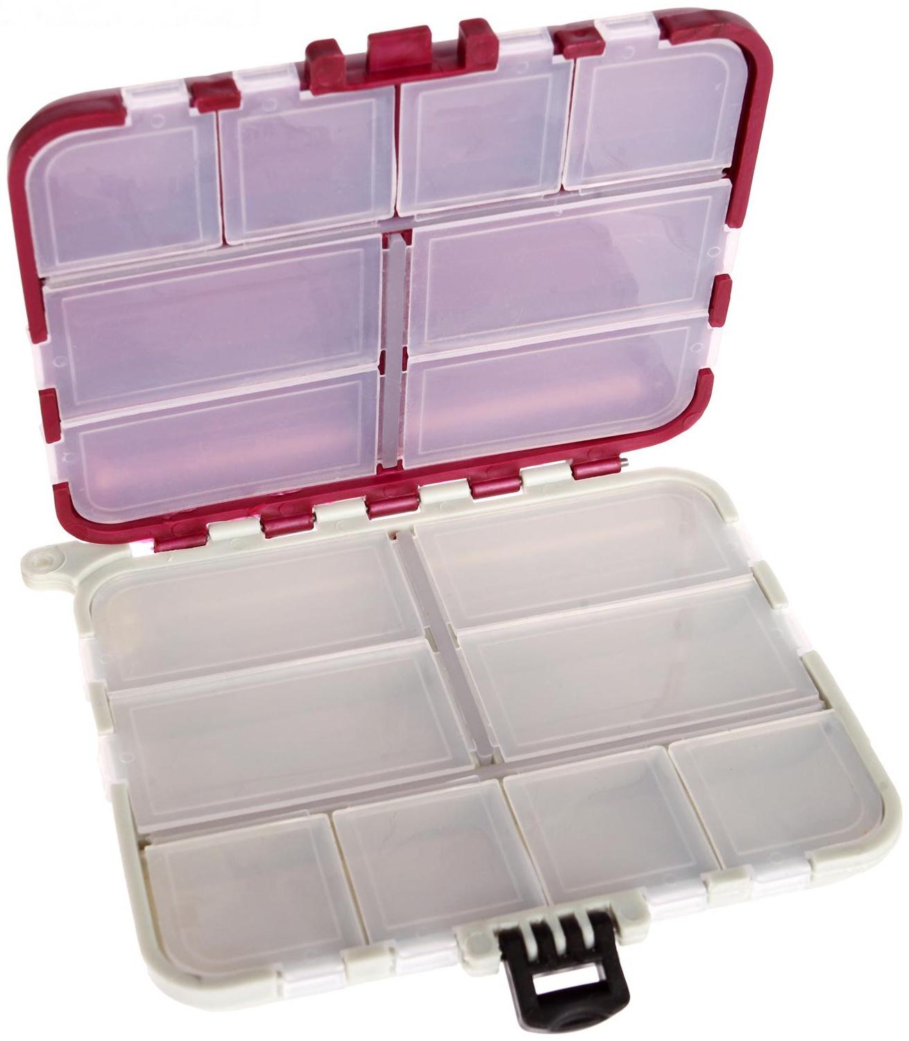 Коробочка для мелочей СЧ-3, 16 отделений, размер 12 х 10 см, цвета микс