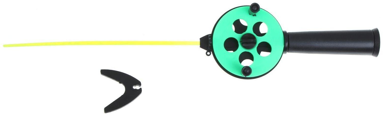 Удочка зимняя «Профи» УП-2 ручка пластик, хлыст поликарбонат, цвет зелёный