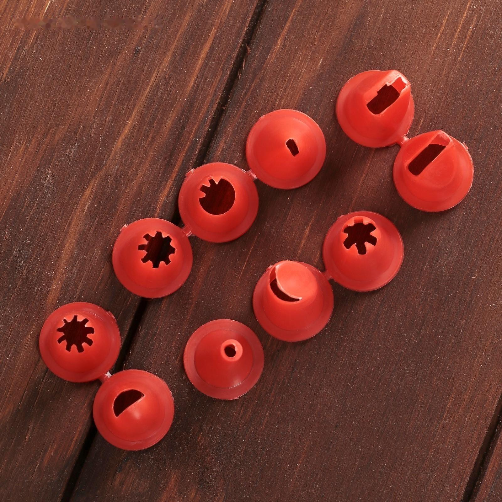 Набор кондитерский, 12 предметов: лопатка, мешок, 10 насадок, цвет МИКС