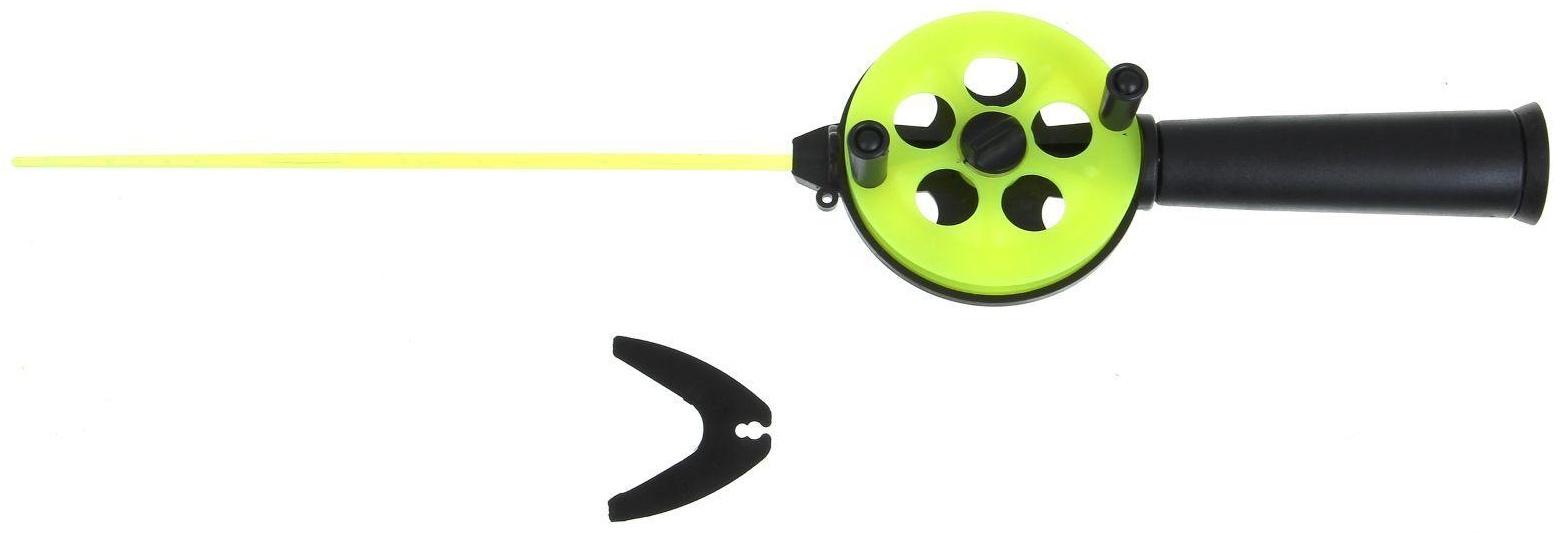 Удочка зимняя «Профи» УП-2, ручка пластик, хлыст поликарбонат, цвет жёлтый