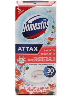 Стикер для очищения унитаза Domestos 