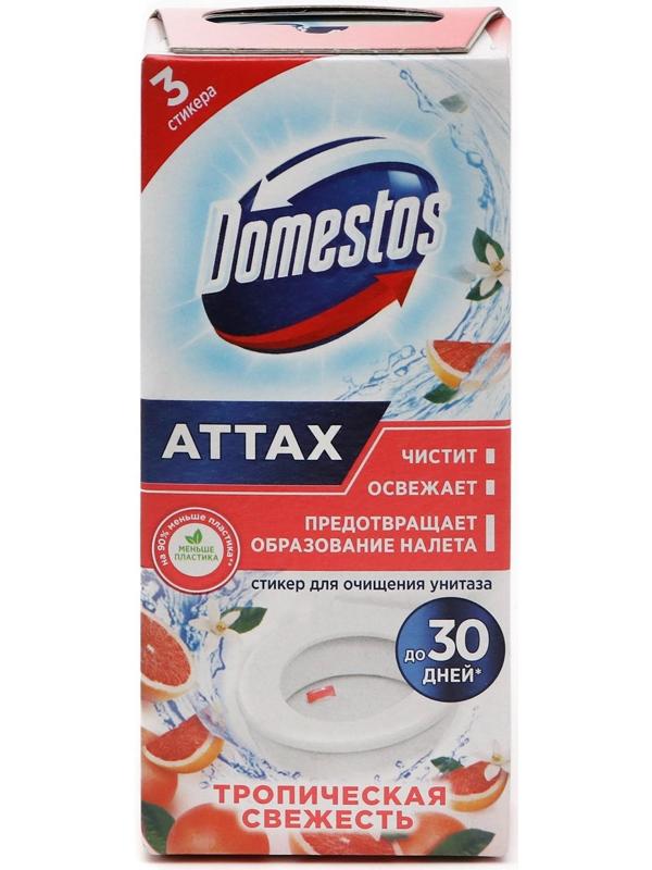 Стикер для очищения унитаза Domestos 