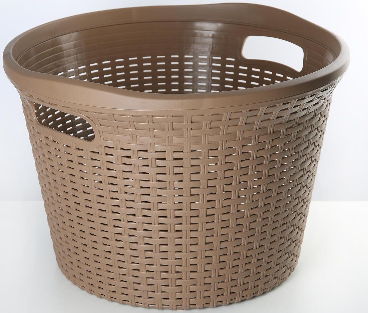 Корзина для белья «Артлайн», 32 л, 45×45×30 см, цвет МИКС