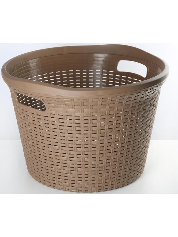 Корзина для белья «Артлайн», 32 л, 45×45×30 см, цвет МИКС