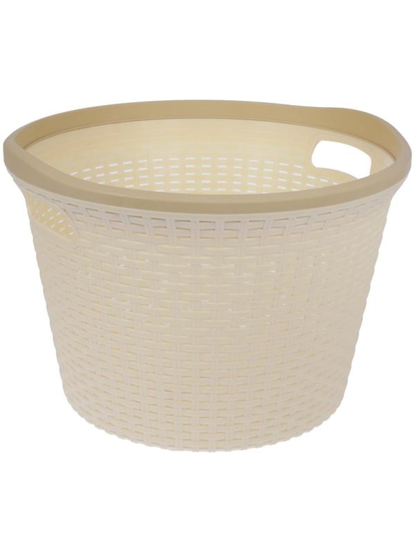 Корзина для белья «Артлайн», 32 л, 45×45×30 см, цвет МИКС