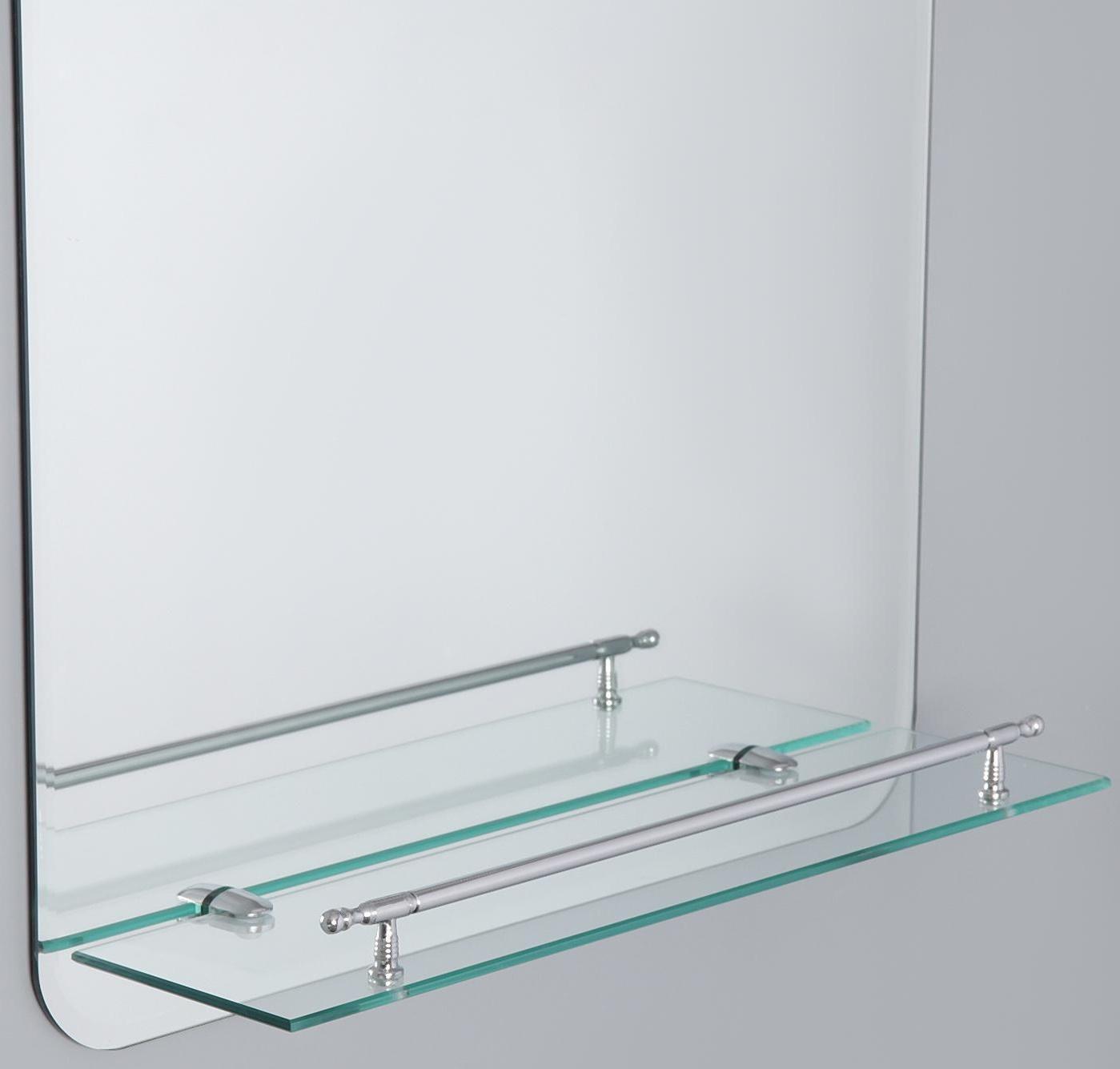 Зеркало в ванную комнату Ассоona A628, 60×45 см, 1 полка