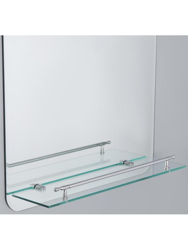 Зеркало в ванную комнату Ассоona A628, 60×45 см, 1 полка