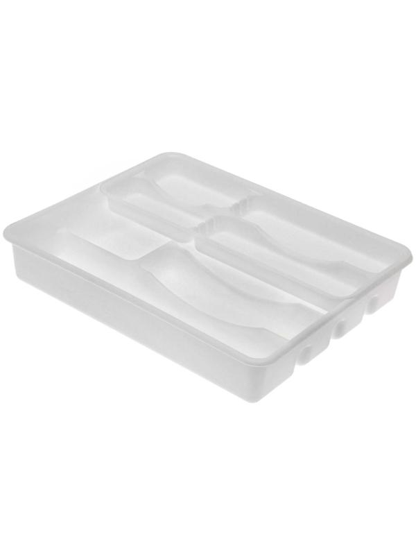 Лоток двойной для столовых приборов, цвет МИКС