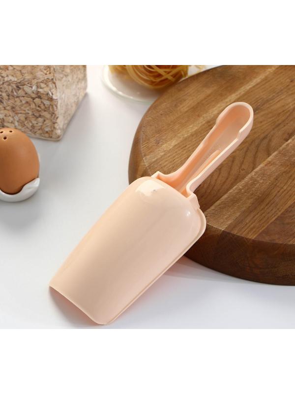 Совок для сыпучих продуктов, 250 мл, цвет МИКС