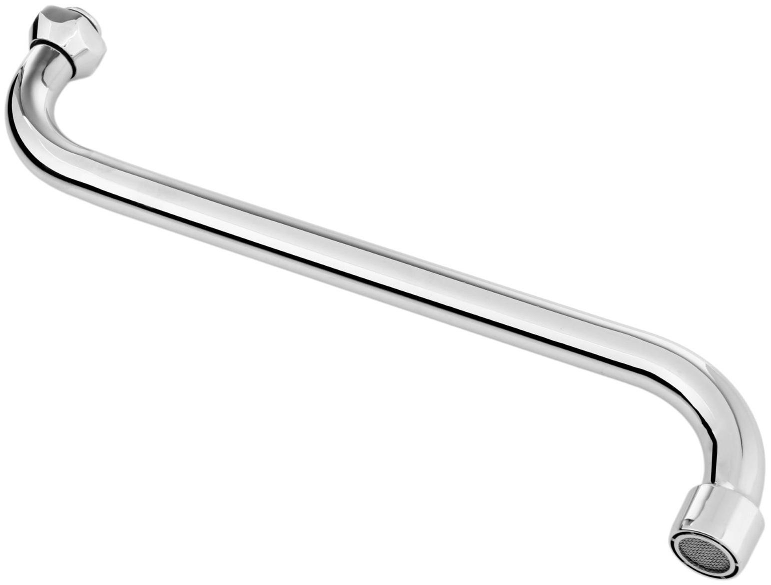 Излив для смесителя Accoona A7130S, изогнутый, 30 см