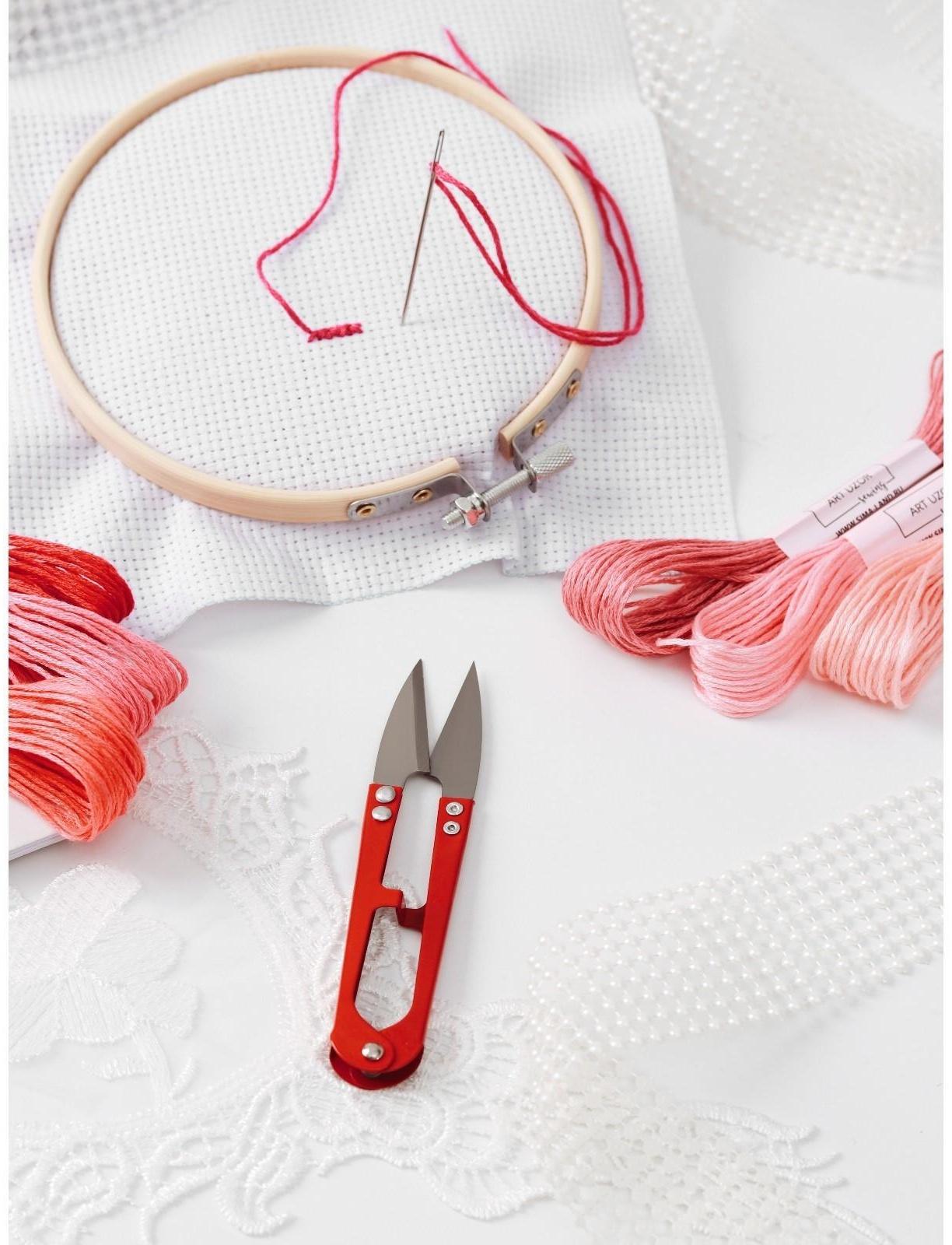 Ножницы для распарывания швов, обрезки ниток, 10,5 см, цвет МИКС