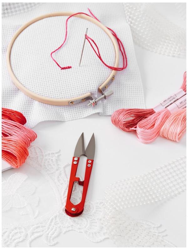 Ножницы для распарывания швов, обрезки ниток, 10,5 см, цвет МИКС