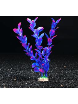 Растение искусственное аквариумное Бакопа Фиолетовая, 20 см