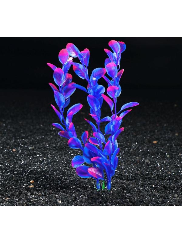 Растение искусственное аквариумное Бакопа Фиолетовая, 20 см