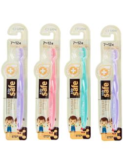 Зубная щетка Kids safe, детская, 7-12 лет, микс