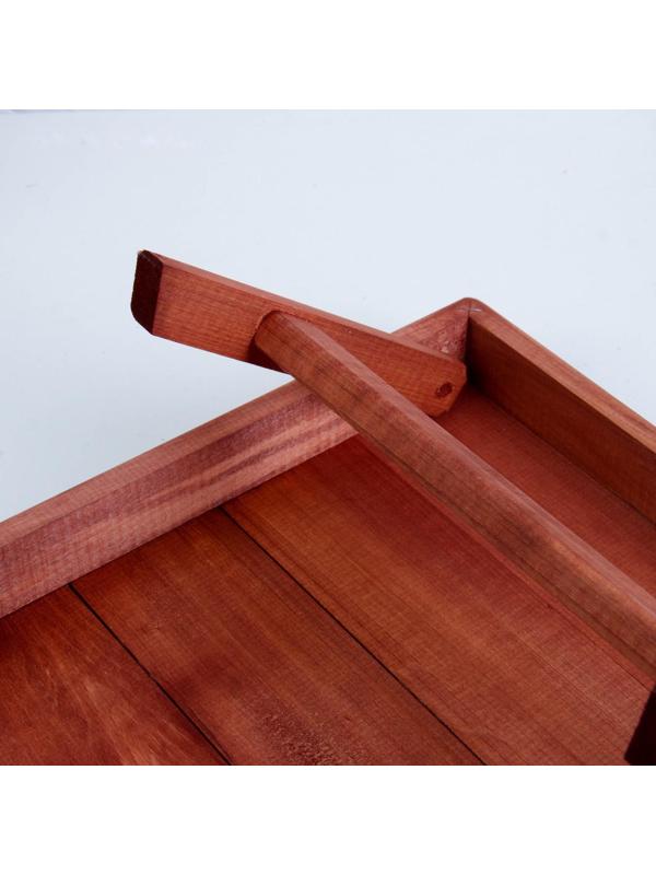 Столик для завтрака складной, 50×30см, морёный