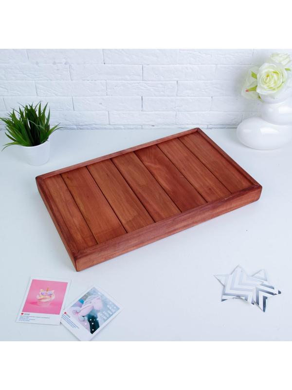 Столик для завтрака складной, 50×30см, морёный