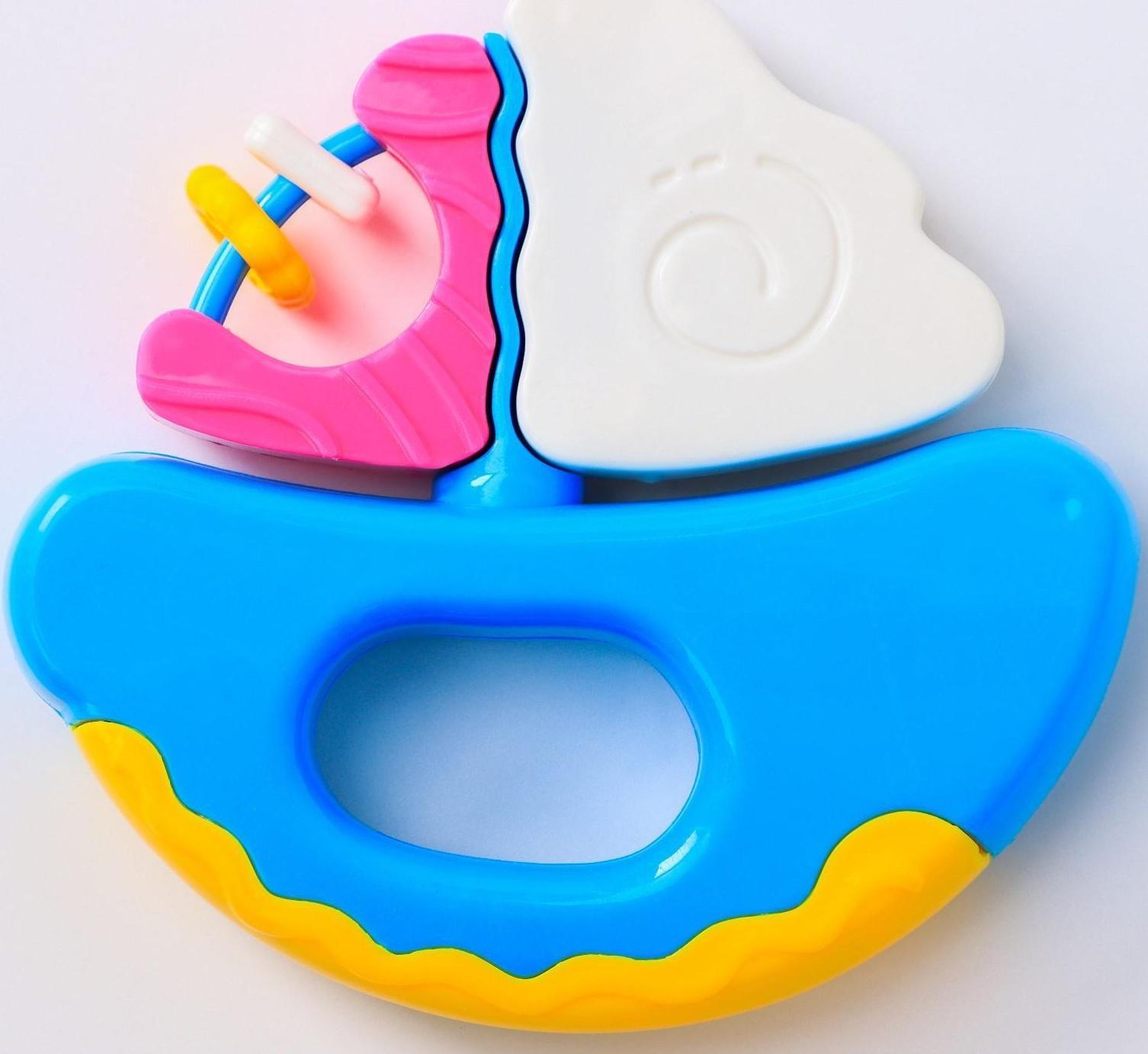 Погремушка «Кораблик», цвета МИКС