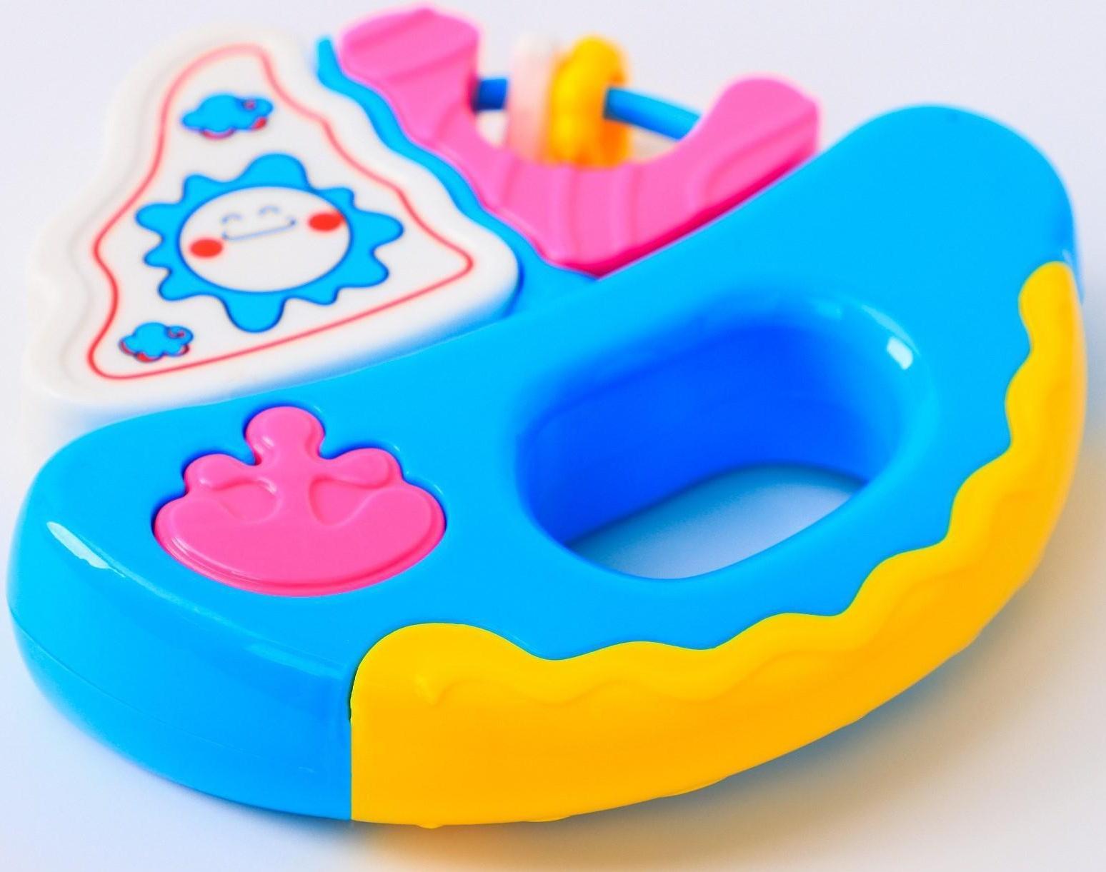 Погремушка «Кораблик», цвета МИКС