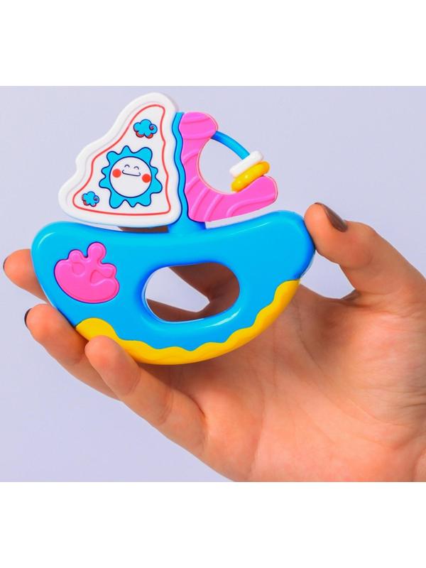 Погремушка «Кораблик», цвета МИКС