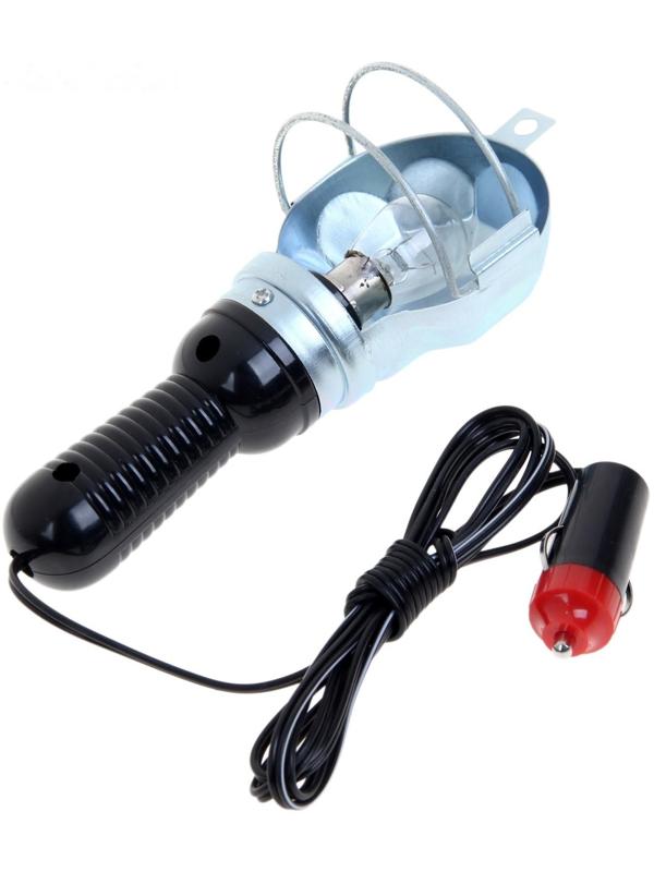 Фонарь переносной Nova Bright, с металлическим отражателем, от прикуривателя