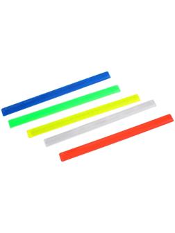 Браслет светоотражающий, 40 см, цвета МИКС