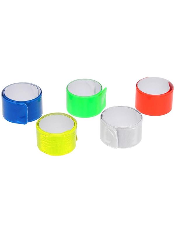 Браслет светоотражающий, 40 см, цвета МИКС