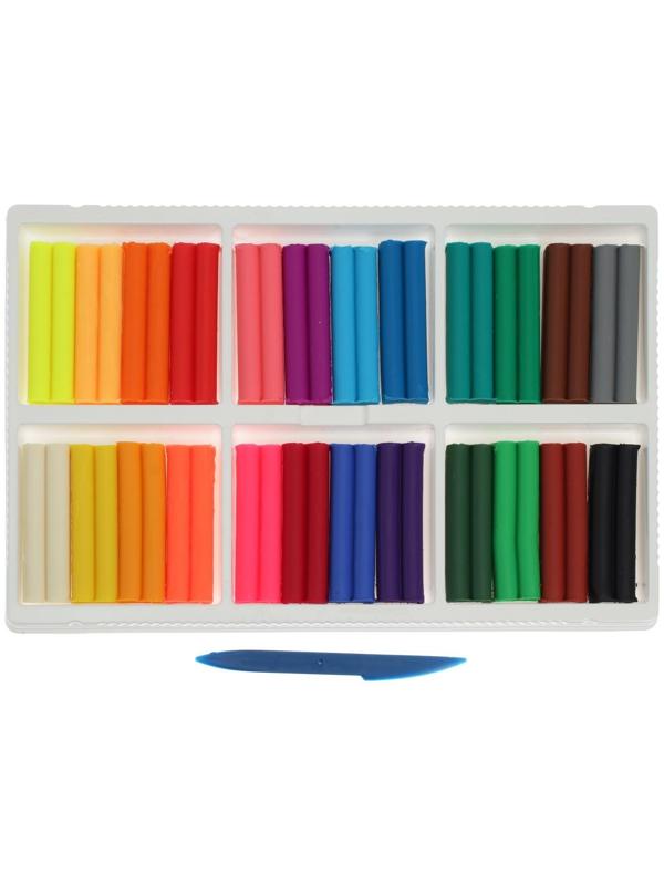 Пластилин мягкий (восковой), 24 цвета, 360 г, 