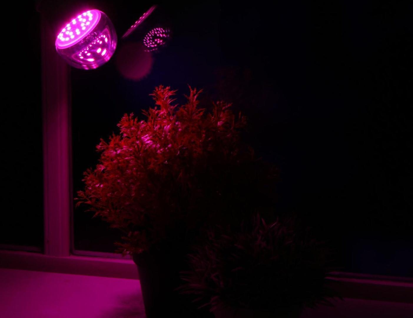 Фитолампа светодиодная Uniel, А60, Е27, 9 Вт, 250 В, 220°, мультиспектральная