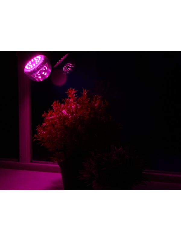 Фитолампа светодиодная Uniel, А60, Е27, 9 Вт, 250 В, 220°, мультиспектральная