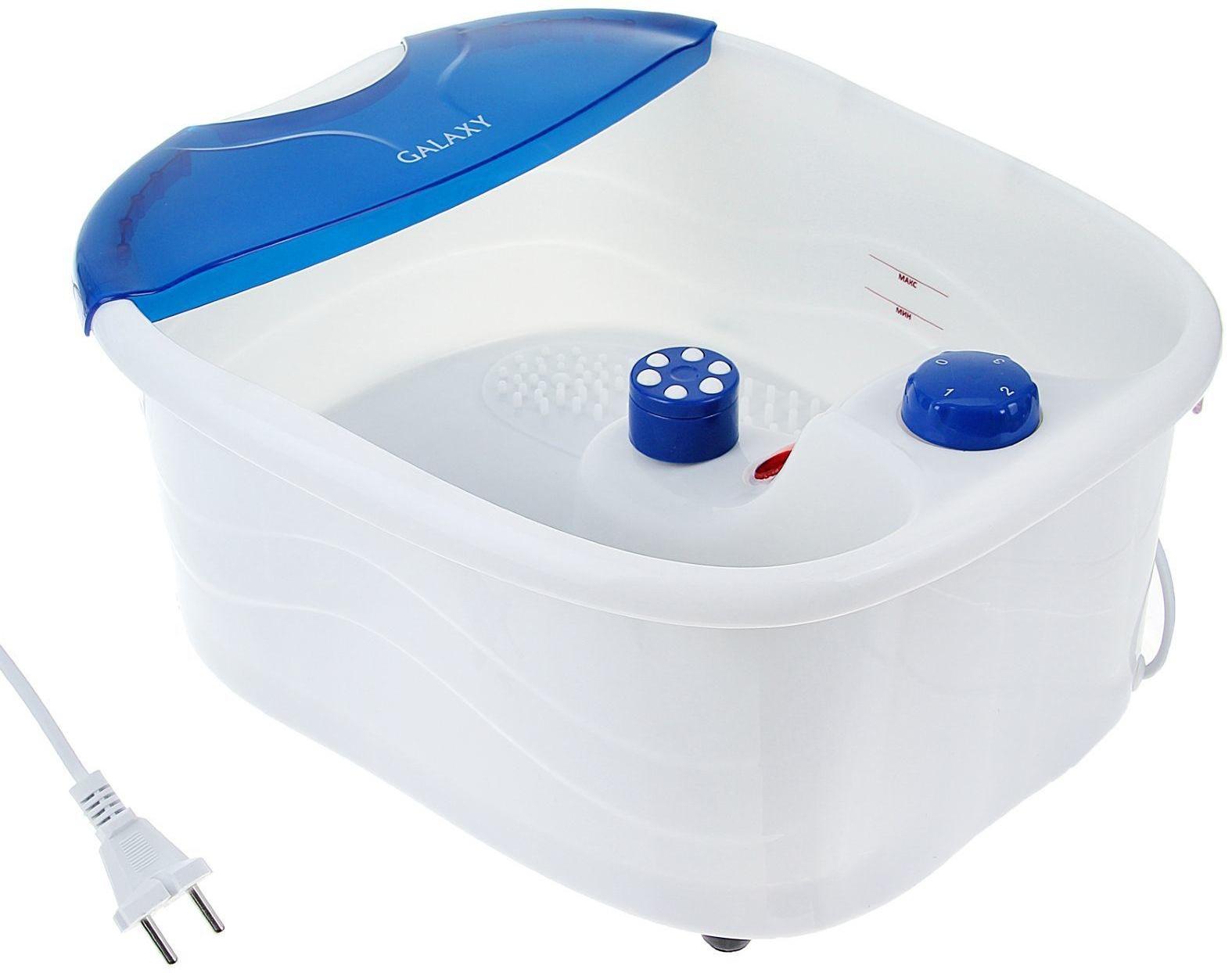 Массажная ванночка для ног Galaxy GL 4901, электрическая, 60 Вт, 3 реж., ИК-подогрев, синяя