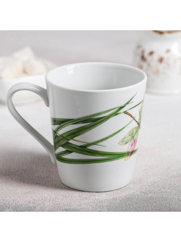 Кружка «Стрекоза», 300 мл, фарфор