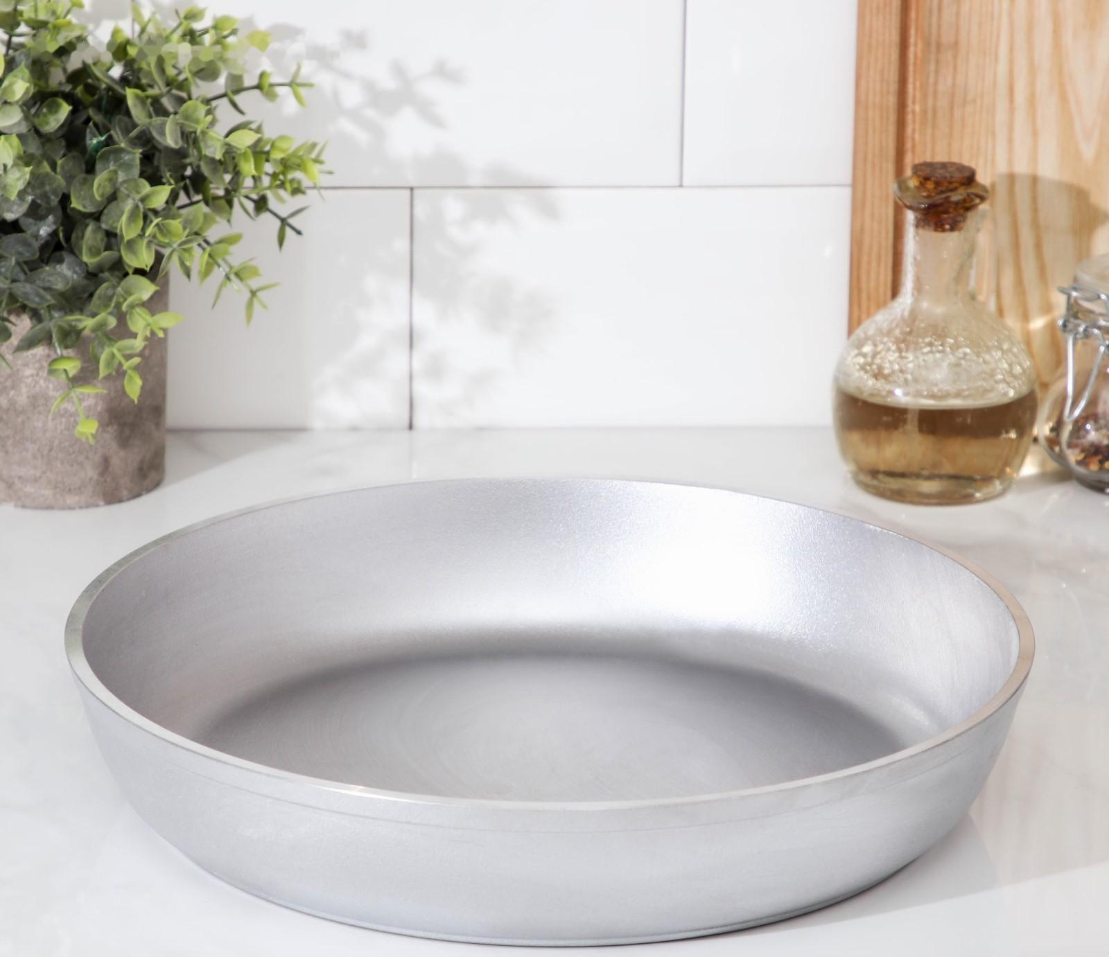 Сковорода, d=30 см, цвет хромированный