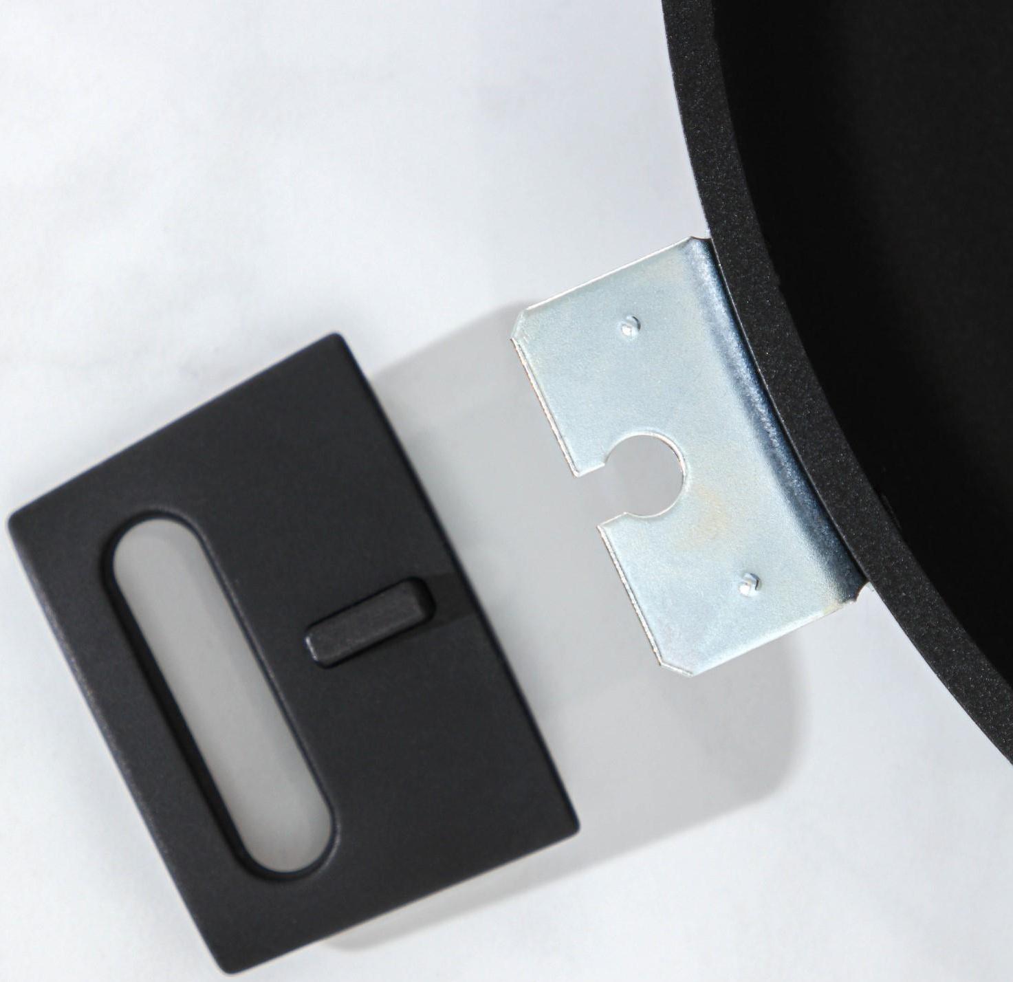 Сковорода «Традиция», d=30 см, съёмные ручки, антипригарное покрытие, цвет чёрный