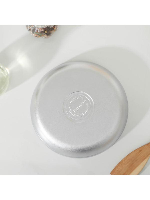 Сковорода, d=18 см, цвет хромированный