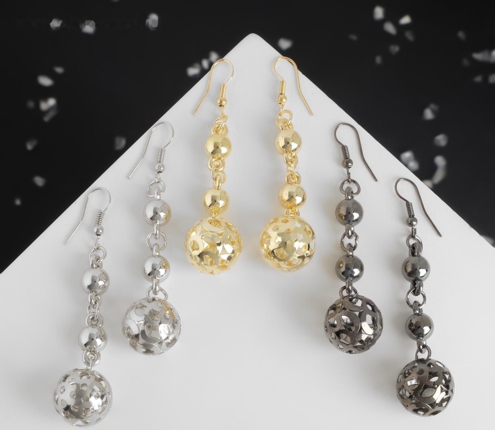 Серьги висячие 