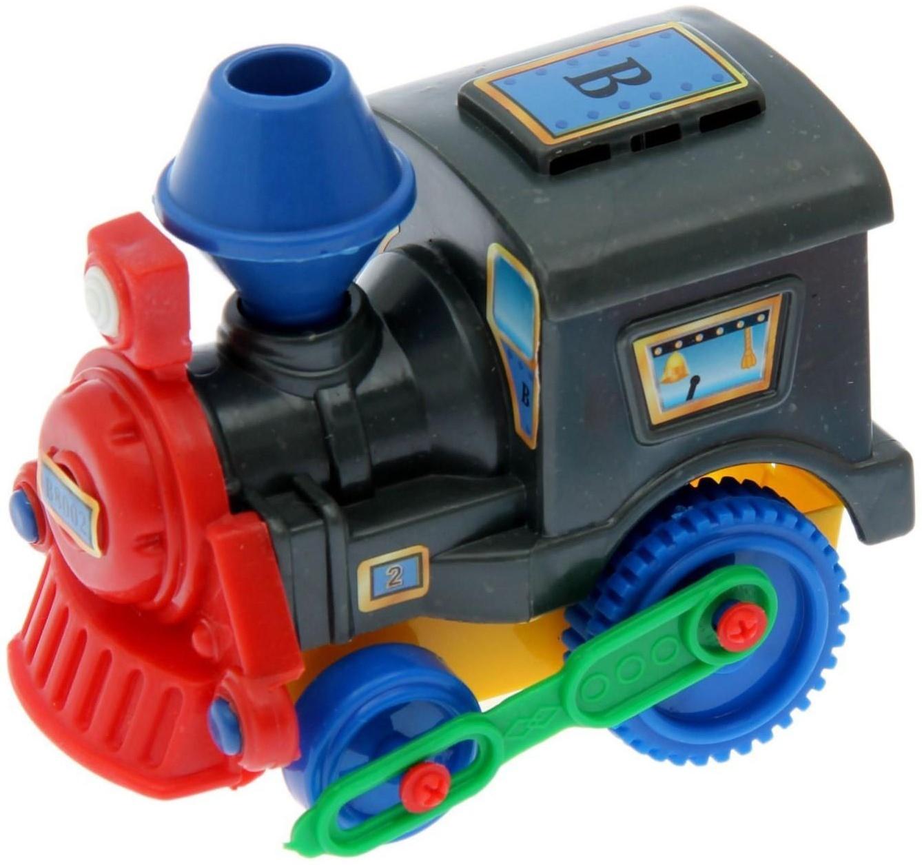 Паровоз инерционный «Классический», цвета МИКС