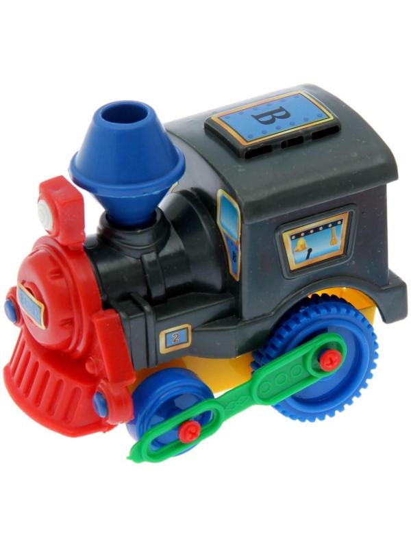 Паровоз инерционный «Классический», цвета МИКС