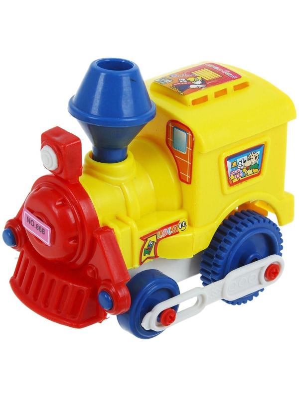 Паровоз инерционный «Классический», цвета МИКС