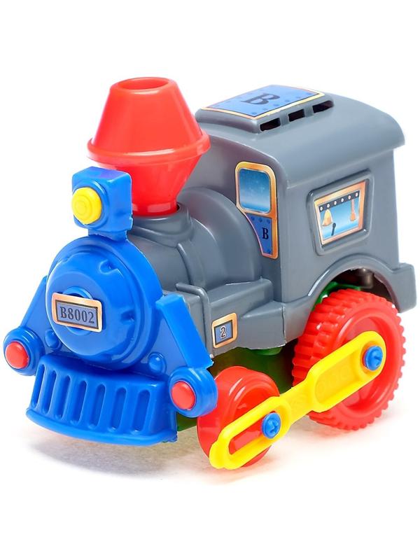 Паровоз инерционный «Классический», цвета МИКС