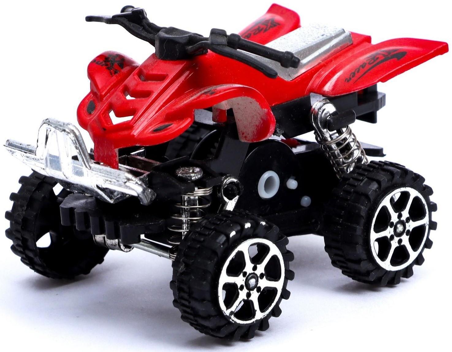 Мотоцикл инерционный «Квадрик», цвета МИКС