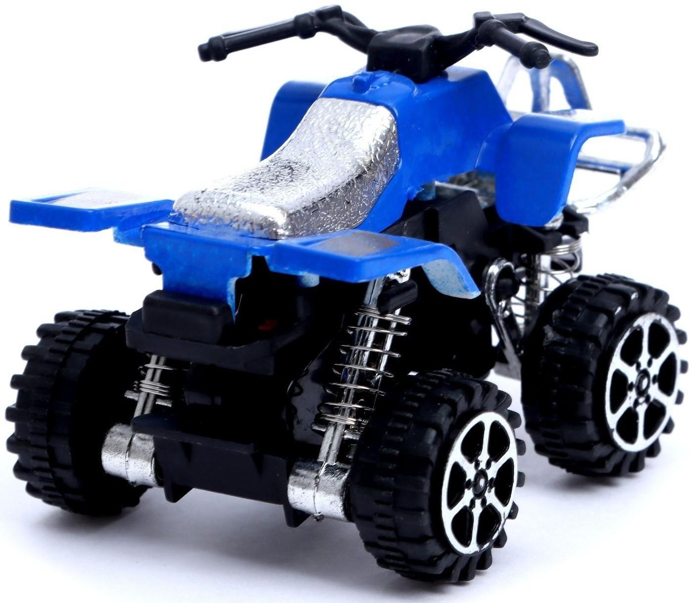 Мотоцикл инерционный «Квадрик», цвета МИКС