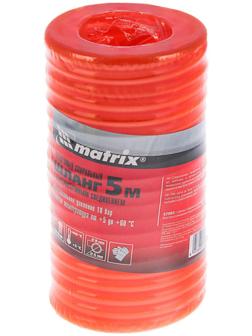 Шланг спиральный MATRIX, воздушный с быстросъемными соединениями, 1/4М, 5 м