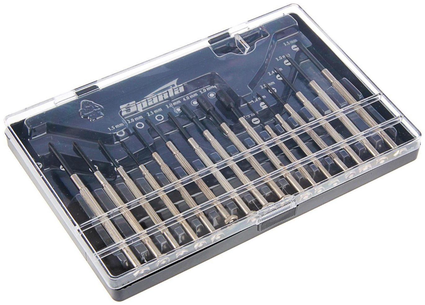Набор отверток Sparta, 16 шт., для точной механики