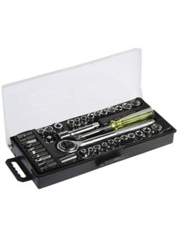 Набор инструментов в кейсе ТУНДРА, универсальный, 1/4