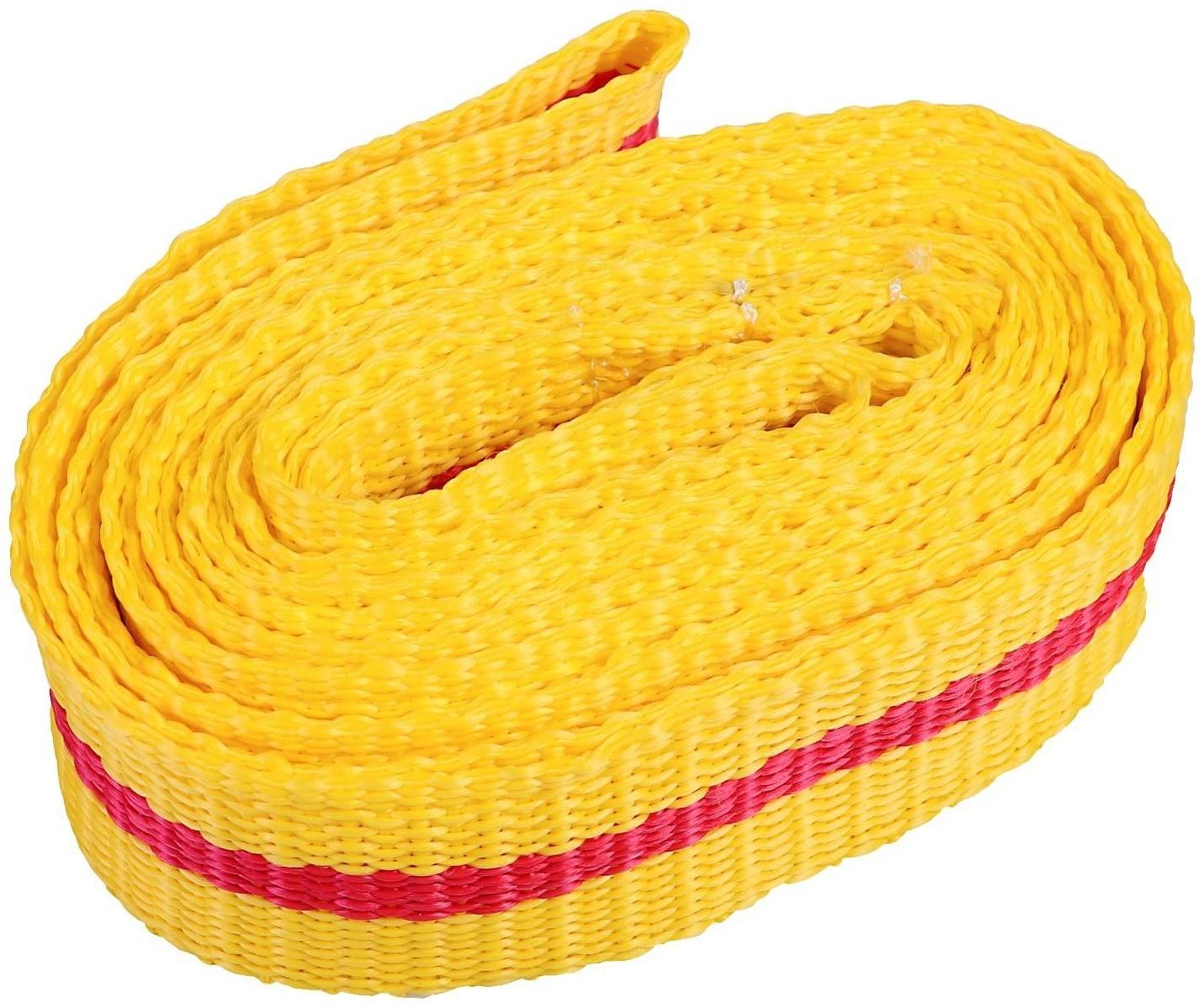 Трос-лента буксировочный TORSO Standart, 7 т, 4,5 м, 2 петли МИКС