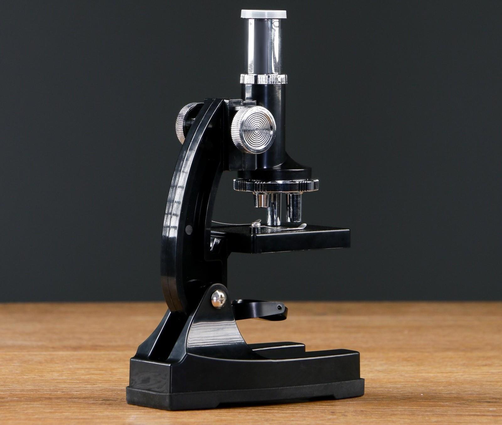 Микроскоп, кратность увеличения 450х, 200х, 100х