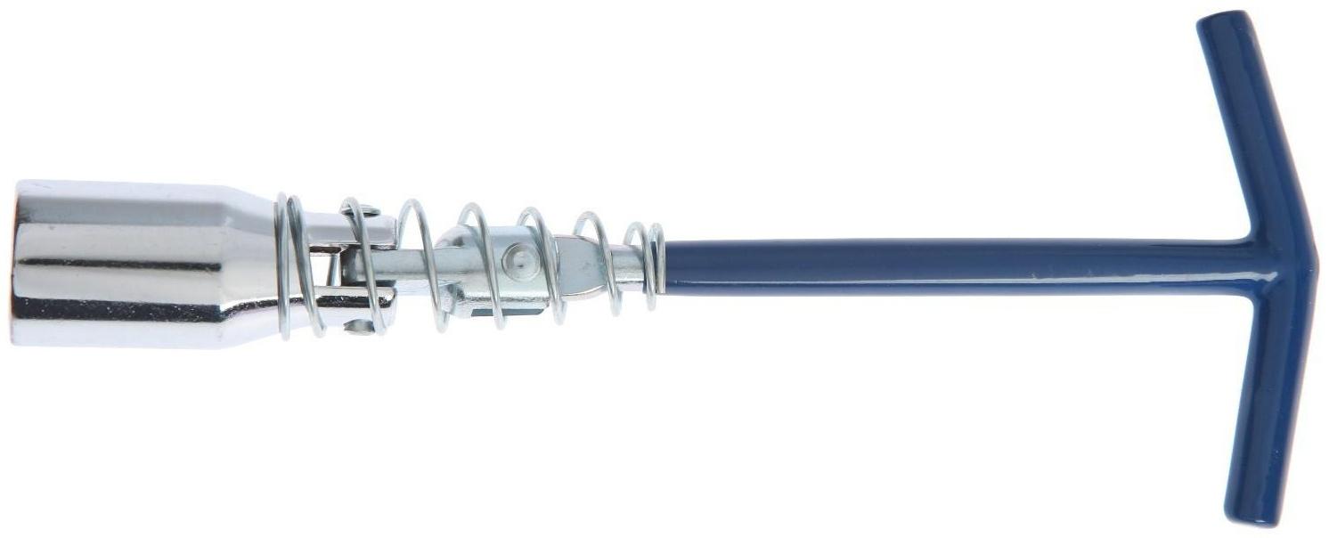 Ключ свечной ТУНДРА, с карданным шарниром, 21 мм