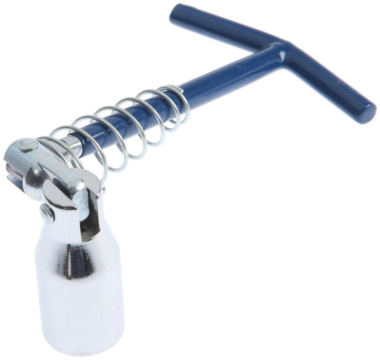 Ключ свечной ТУНДРА, с карданным шарниром, 21 мм